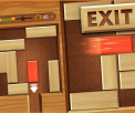EXIT : unblock red wood block